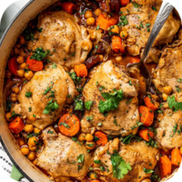 Moroccan-–- Chicken Tagine